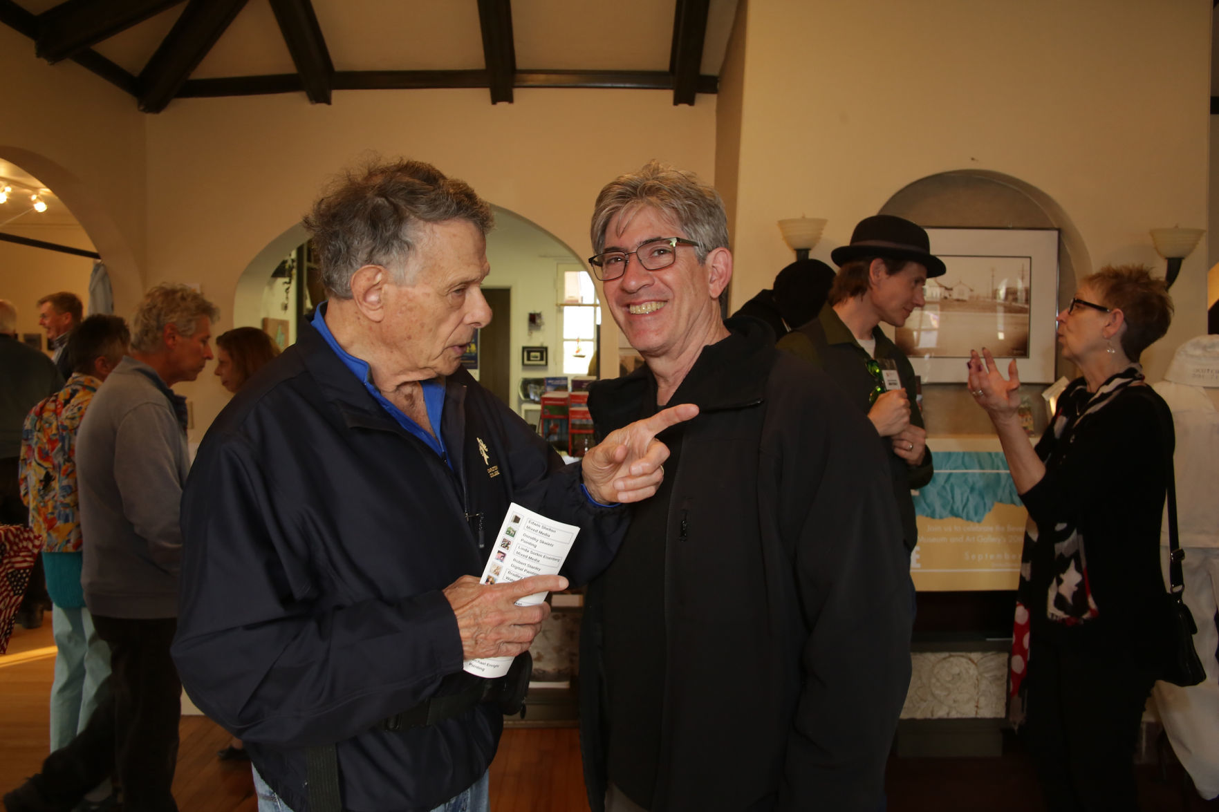 Opening night of “5 X 5” at the Depot
